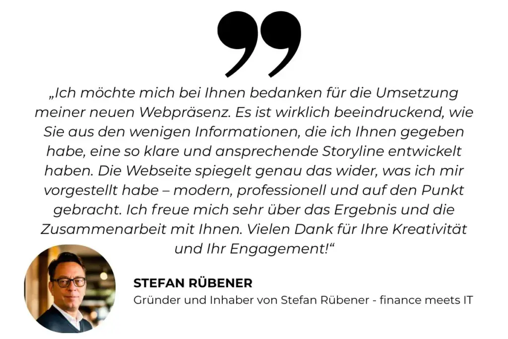 Bewertung Stefan Rübener