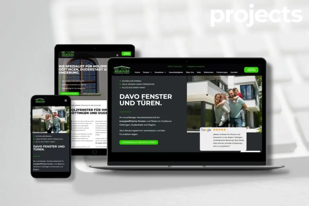 Referenz DAVO Fenster & Türen