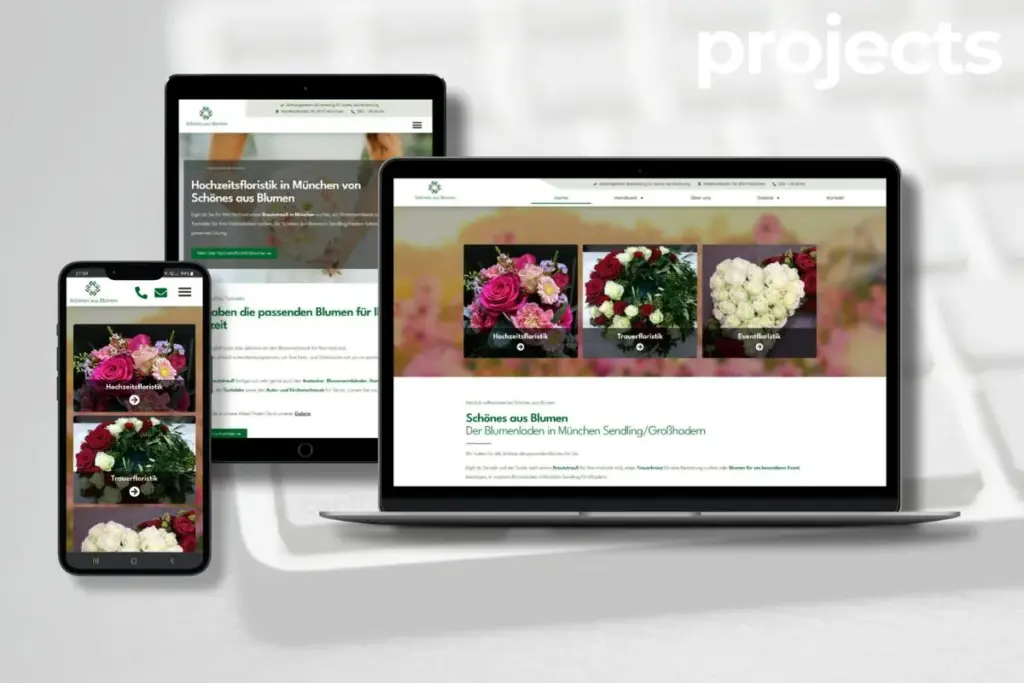 Website-Relaunch für Blumenladen aus München
