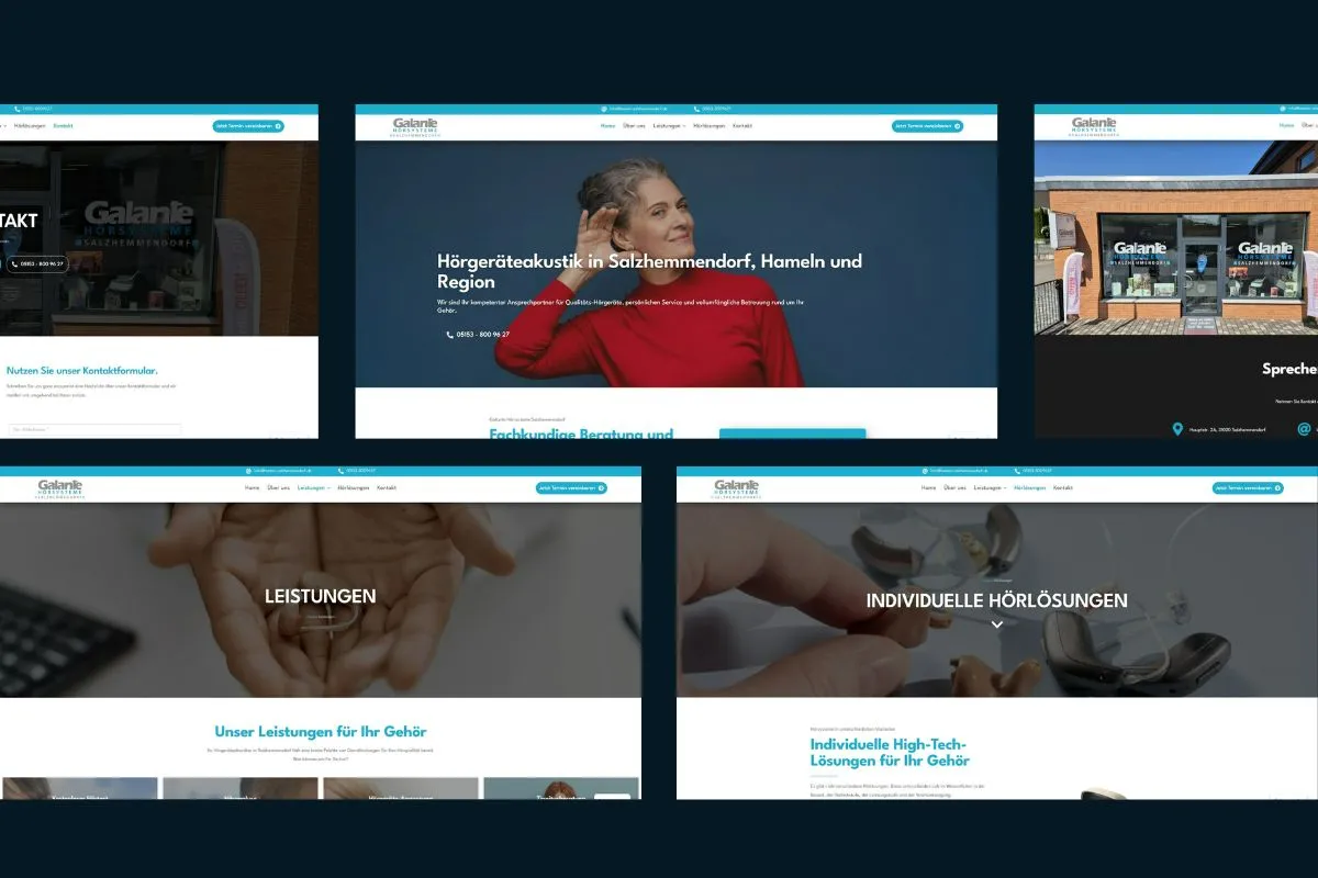 Webdesign für Hörakustiker in Salzhemmendorf